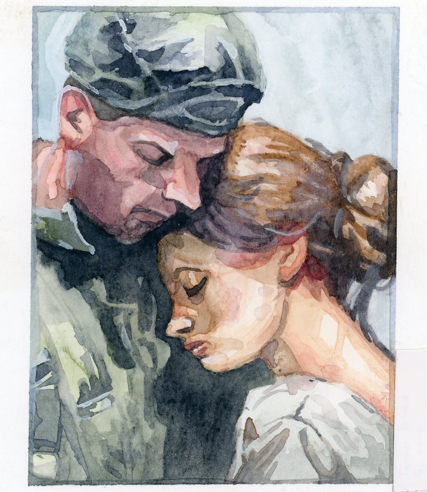 Soldier's Embrace | Premium Print